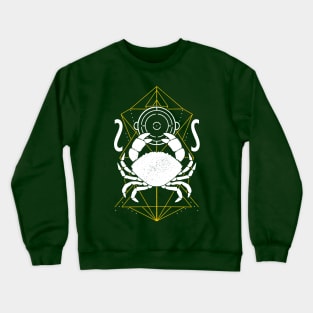Geometric Crab Crewneck Sweatshirt